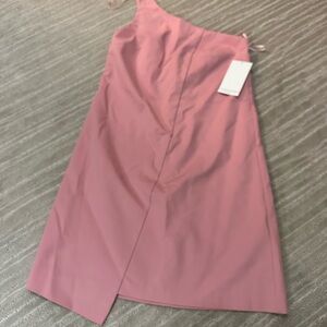 NWT Zara One-Shoulder Pink Dress